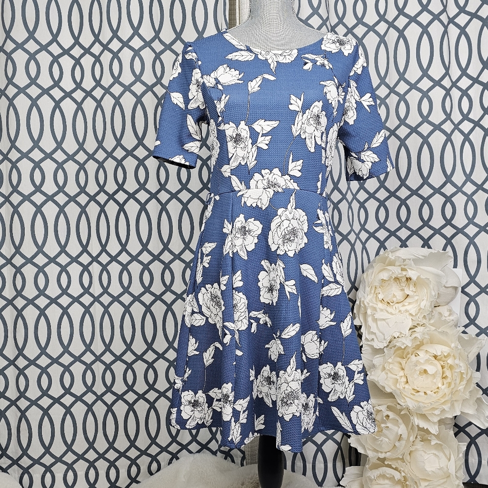 Blue Skater office dress